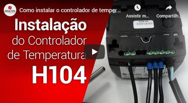 Ligao eltrica dos controladores H104