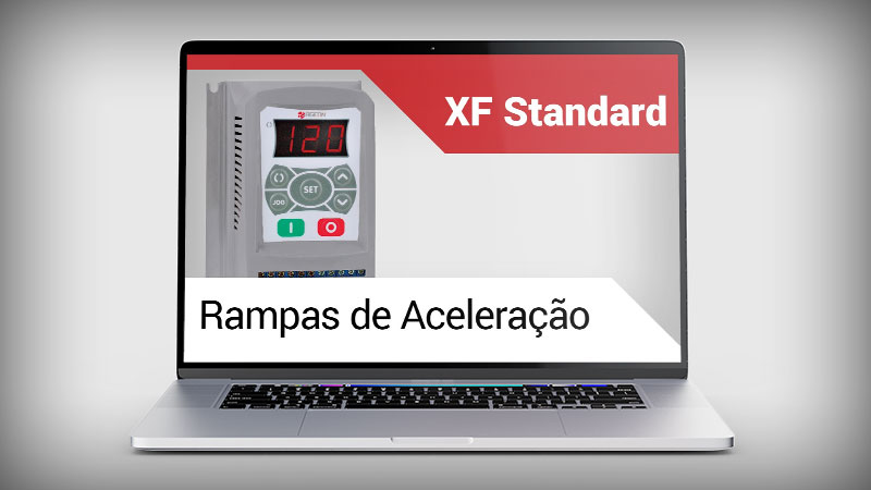 Rampas de aceleração e desaceleração nos inversores de frequência XF Standard
