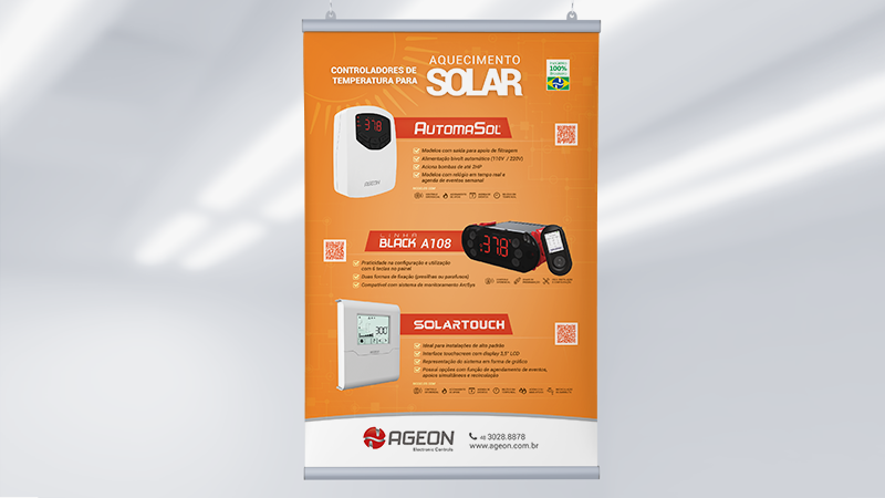 Controladores de temperatura para Aquecimento Solar